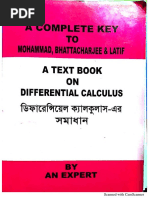 A Complete Key To Differential CalculasMohammad, Bhattacharjee and