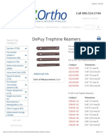 DePuy Trephine Reamers