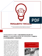 Tema 12 Pensamento Vincular 2019.1