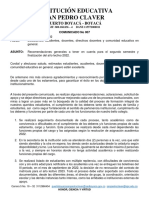 Comunicado 007 Directrices Generales para La Mejora Institucional. - 1