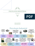 Línea Del Tiempo - Psicología Industrial