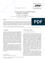 Adaptive Thermal Comfort