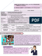 Exper.4 Actividad 1 - Ficha de Trabajo 4° Cuarto - Leemos Un Artículo de Opinión Sobre La Discriminación en El Perú