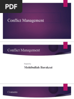 Conflict Management