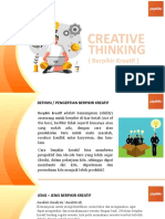 Presentation Creative Thinking