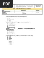 10mo - Eca Evaluación Diagnóstica