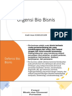 Urgensi Bio Bisnis