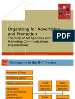 Organizing For Advertising and Promotion