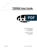 Doble tdr900 User Guide