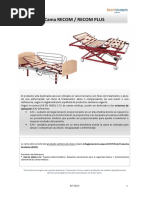 Ficha Tecnica Cama Recom Recom Plus Ene 22