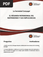 Iiclase - Régimen Patrimonial Del Matrimonio y Sus Implicancias