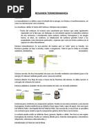 Termodinámica Resumen