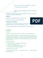 Secuencia Didáctica de Lengua y Ciudadanía y Participación