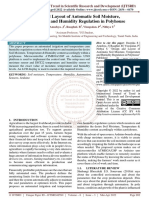 Design and Layout of Automatic Soil Moisture, Temperature and Humidity Regulation in Polyhouse