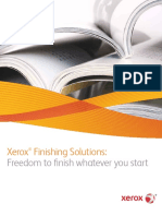 Xerox Finishing Solutions:: Freedom To Finish Whatever You Start