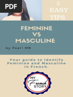 How To Identify Feminine and Masculine in French