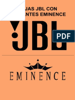 Cajas JBL Con Parlantes Eminence