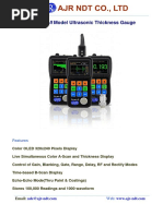 AJR Scan-II Series A B Scan Ultrasonic Thickness Gauge
