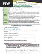 Nutricion Autótrofa Y Nutrición Heterotrofa: Área: Ciencia Y Tecnología