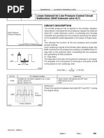 DTC P1760: Linear Solenoid For Line Pressure Control Circuit Malfunction (Shift Solenoid Valve SLT) Circuit Description