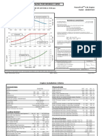 Engine Performance Curve: Rating: Application:Marine