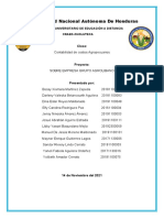 Informe Final de Contabilidad de Costos.