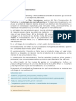 Estrategia de Mercadotecnia Semana 4