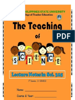 The Teaching of Science