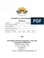 Students Loan Agreement Form