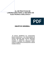 Practicas de Electronic A Analogica I