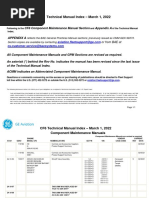 Technical Manual Index - March 1, 2022: or From BAE at