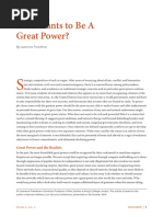 Who Wants To Be A Great Power?: by Lawrence Freedman