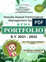 FINAL #2 GREEN TEMPLATE T1 T3 Results Based Performance Management System