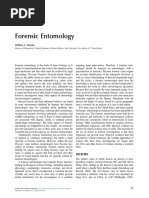 Chapter 5 Forensic Entomology 2019 Medical and Veterinary Entomology