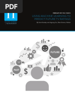 Using Machine Learning To Predict Future TV Ratings