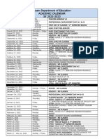 Approved Calendars - Sy 2022-2024