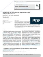 Consumer Trust and Perceived Risk For Voice-Controlled Artificial Intelligence - The Case of Siri