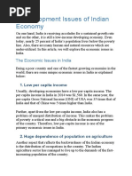 3 Development Issues of Indian Economy: The Economic Issues in India