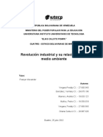 Revolución Industrial y Su Relación Con El Medio Ambiente