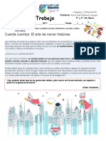 Guia de Trabajo Fábula Delantal 5 y 6 Año 2022