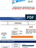 Tata Cara Perizinan RS OSS Pasca SE 133 Tahun 2022