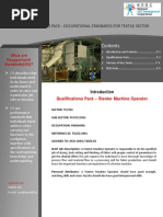 Stenter Machine Operator Manual