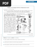 FT 40 AREA U3 Identificamos El Acoso Escolar y Nos Protegemos