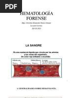 Hematología Forense I Semana 20.02.2021