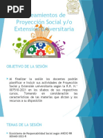 Lineamientos de Proyección Social Y-O Extensión Universitaria