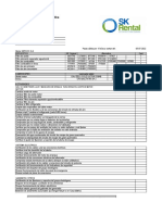 Pauta de Mantención Preventiva Generador Cummins: AFI 3512893 C110 D5