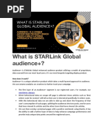 What Is STARLink Global Audience+?