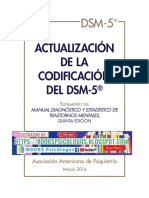 DSM 5 - Actualización de La Codificación