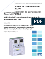 WEG Sca06 Eco5 Modulo de Expansao de Comunicacao 10003320700 Guia de Instalacao Portugues BR