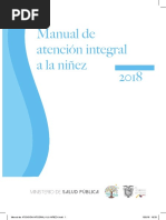 Manual de Atención A La Niñez 2018